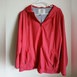 Weatherproof Performance Red Green Full Zip Size XL Wind Resistant